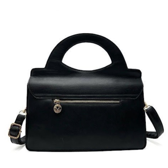 Valentino Orlandi Black Quilted Satchel-Authentic - Picture 3 of 9